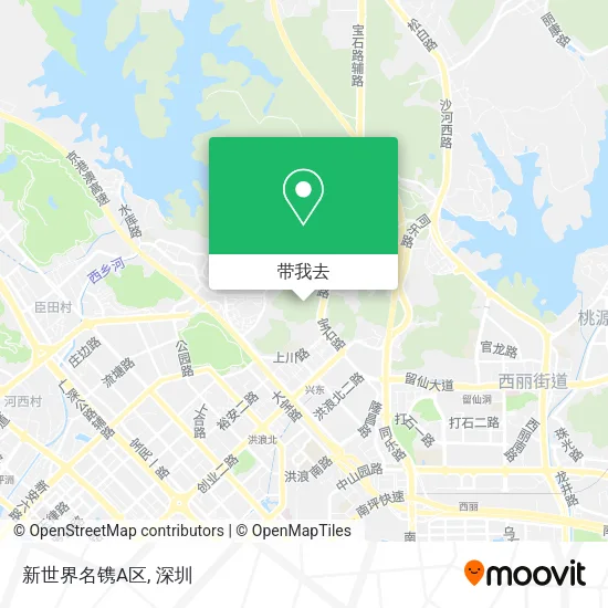 新世界名镌A区地图