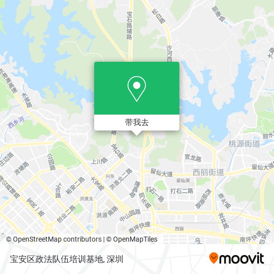 宝安区政法队伍培训基地地图