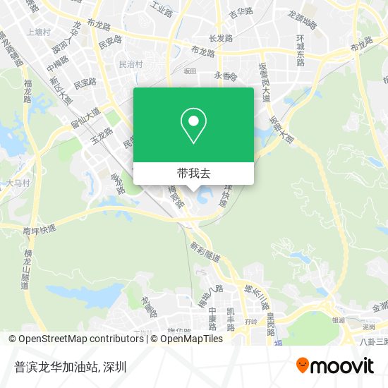 普滨龙华加油站地图