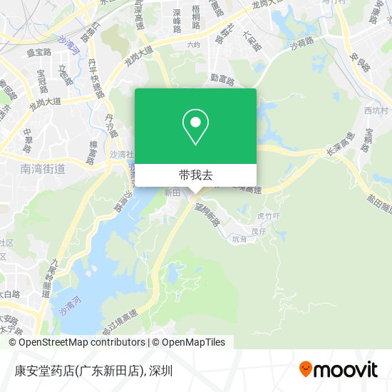 康安堂药店(广东新田店)地图