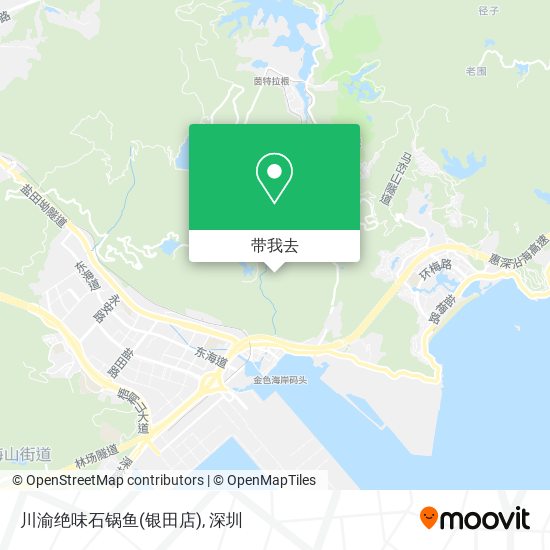 川渝绝味石锅鱼(银田店)地图