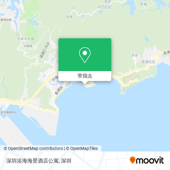 深圳浴海海景酒店公寓地图