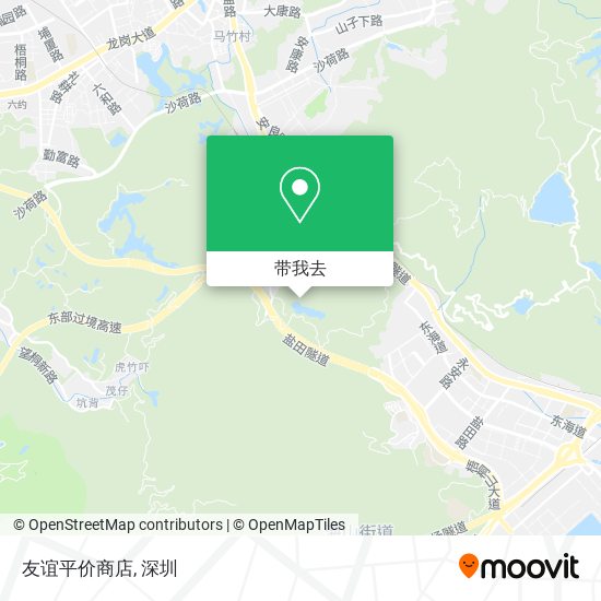 友谊平价商店地图
