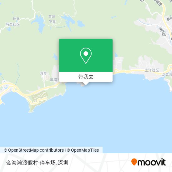 金海滩渡假村-停车场地图