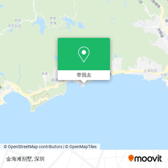 金海滩别墅地图