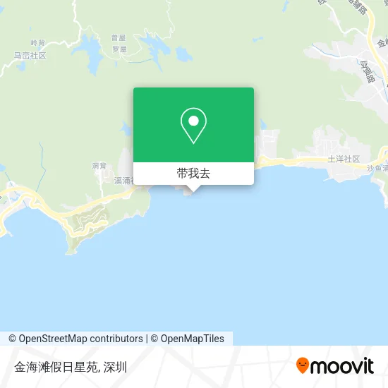 金海滩假日星苑地图