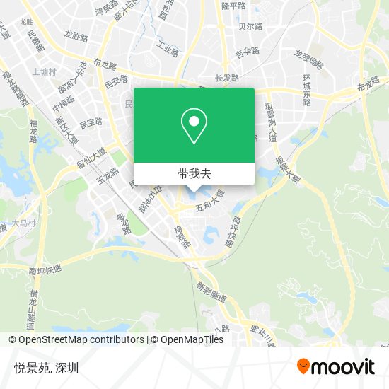 悦景苑地图