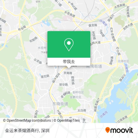 金运来茶烟酒商行地图