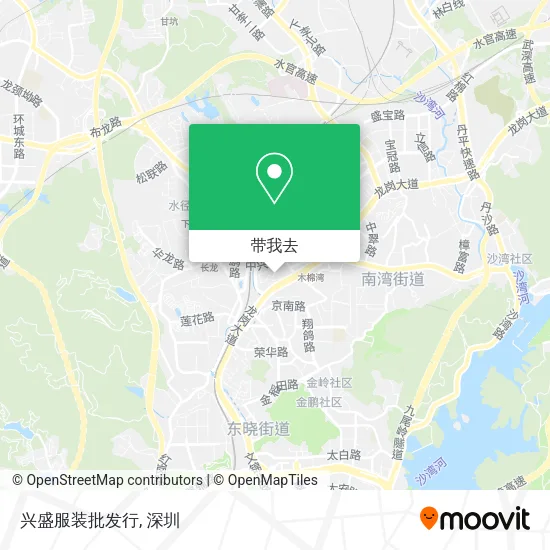 兴盛服装批发行地图