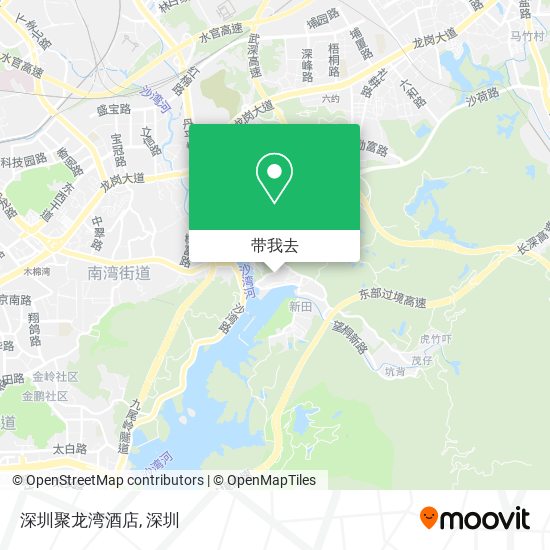 深圳聚龙湾酒店地图
