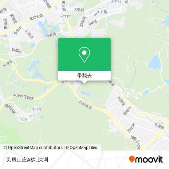 凤凰山庄A栋地图
