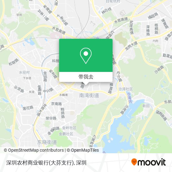 深圳农村商业银行(大芬支行)地图