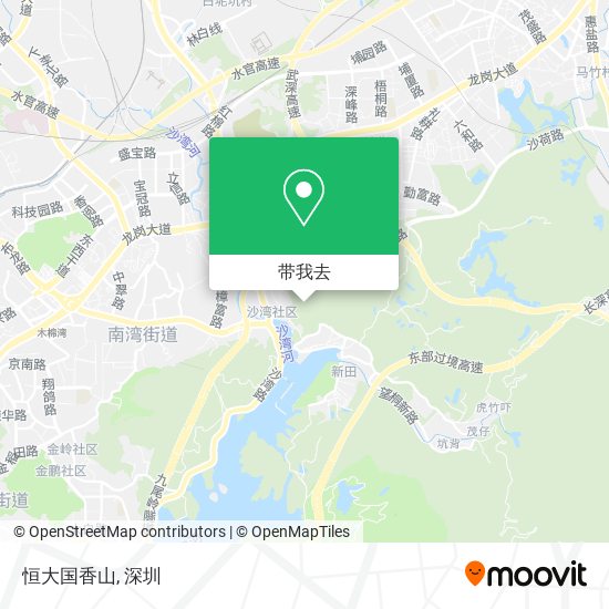 恒大国香山地图