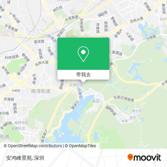 安鸿峰景苑地图