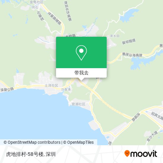 虎地排村-58号楼地图