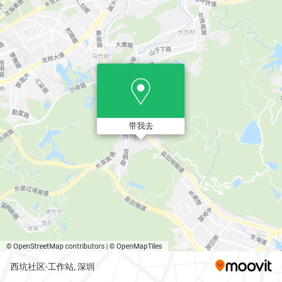 西坑社区-工作站地图