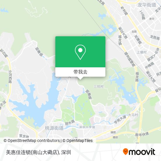 美惠佳连锁(南山大磡店)地图