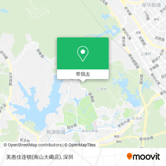 美惠佳连锁(南山大磡店)地图
