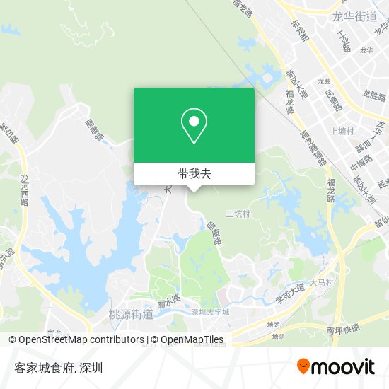 客家城食府地图