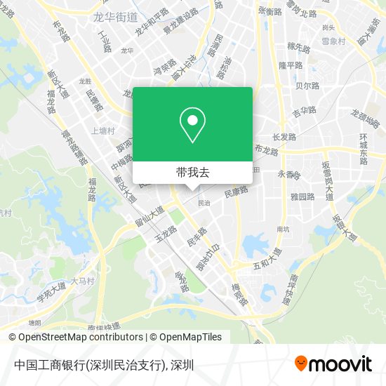 中国工商银行(深圳民治支行)地图