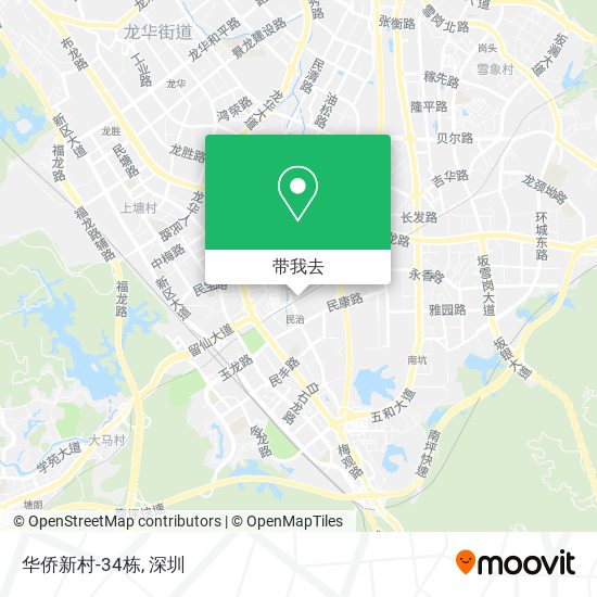 华侨新村-34栋地图