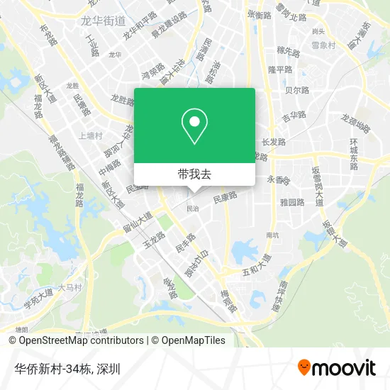 华侨新村-34栋地图