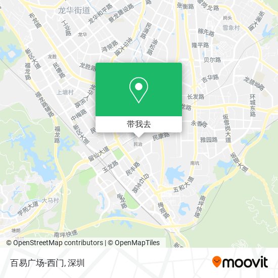 百易广场-西门地图