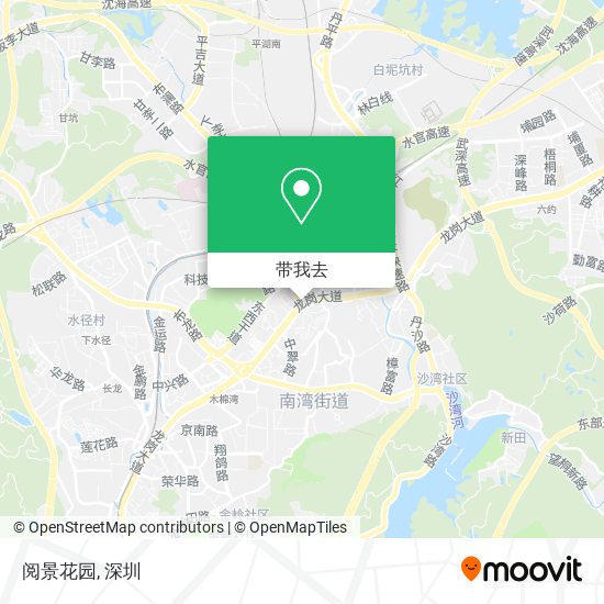 阅景花园地图