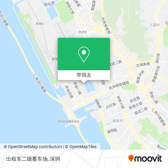 出租车二级蓄车场地图
