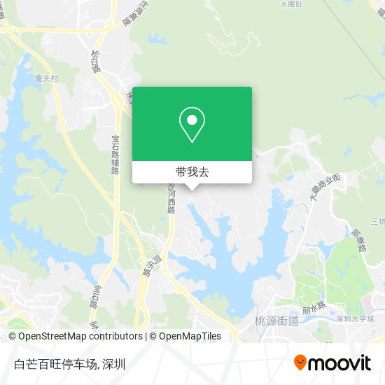 白芒百旺停车场地图
