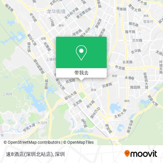 速8酒店(深圳北站店)地图