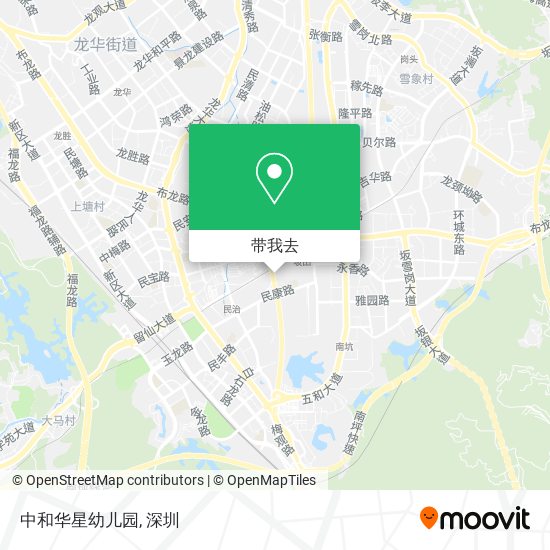 中和华星幼儿园地图