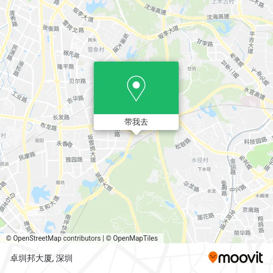 卓圳邦大厦地图