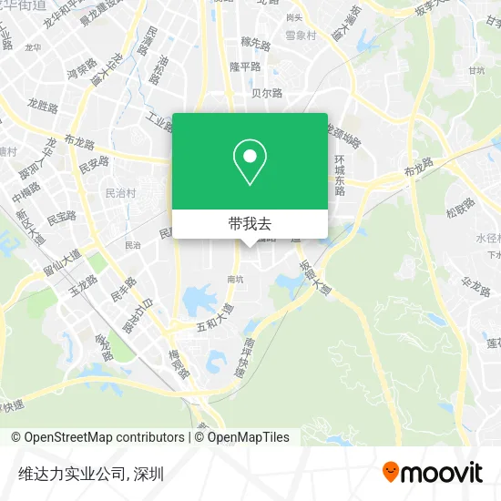 维达力实业公司地图