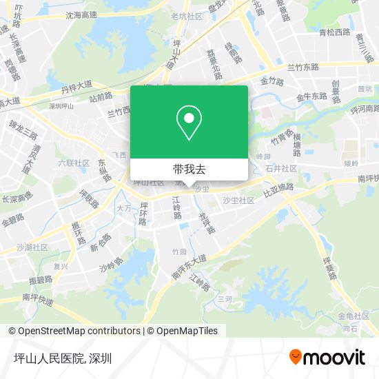 坪山人民医院地图