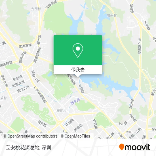 宝安桃花源总站地图