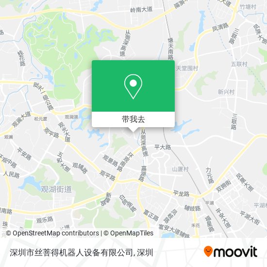 深圳市丝菩得机器人设备有限公司地图