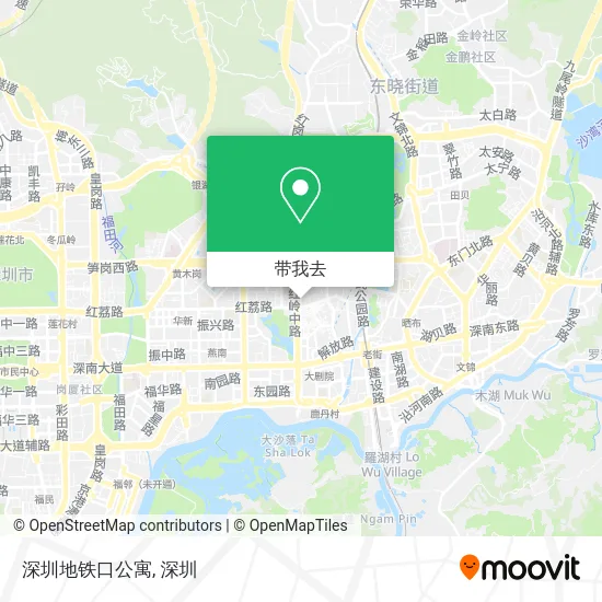 深圳地铁口公寓地图