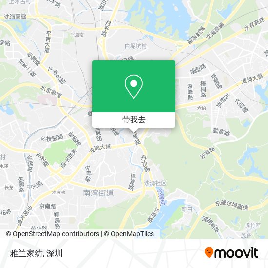 雅兰家纺地图