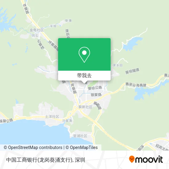 中国工商银行(龙岗葵涌支行)地图