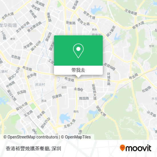 香港裕豐燒臘茶餐廳地图