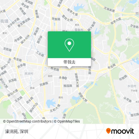 濠润苑地图