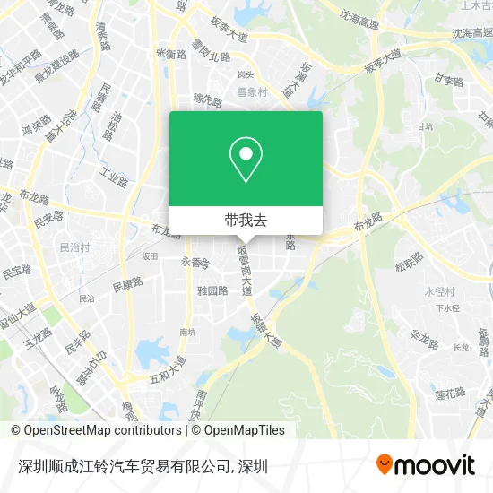 深圳顺成江铃汽车贸易有限公司地图
