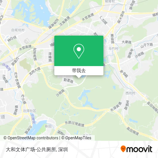 大和文体广场-公共厕所地图