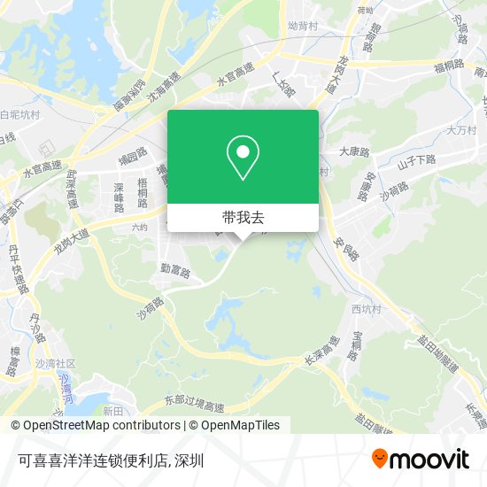 可喜喜洋洋连锁便利店地图