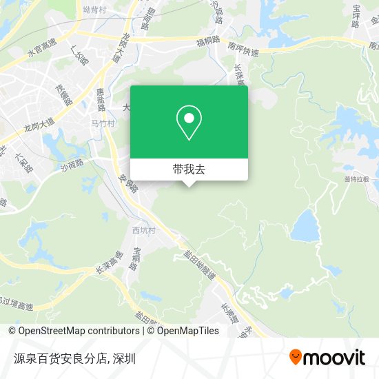 源泉百货安良分店地图