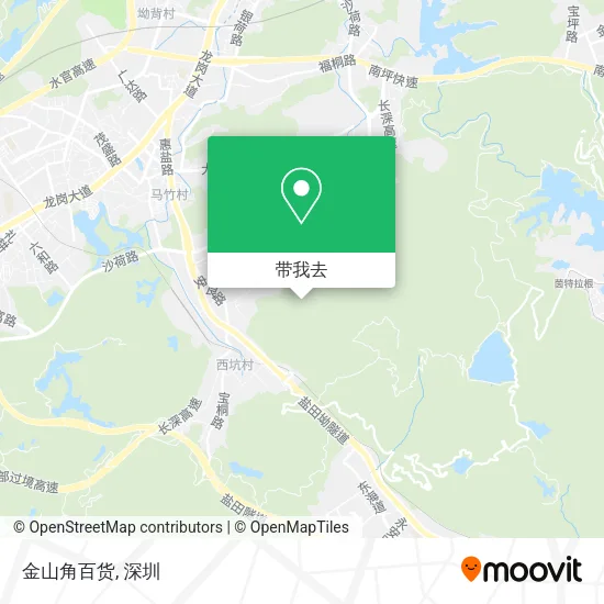 金山角百货地图