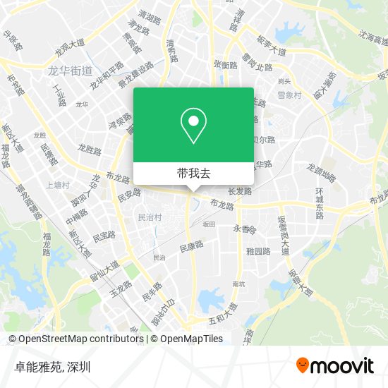 卓能雅苑地图