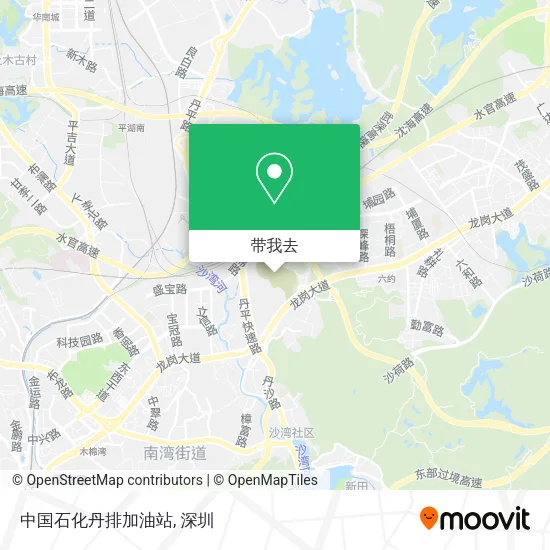 中国石化丹排加油站地图
