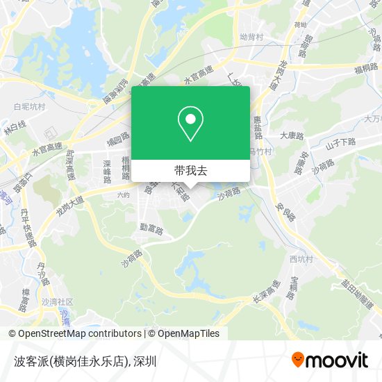 波客派(横岗佳永乐店)地图